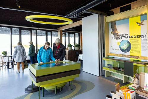 De interactieve expositie in Natuurbelevingcentrum De Oostvaarders