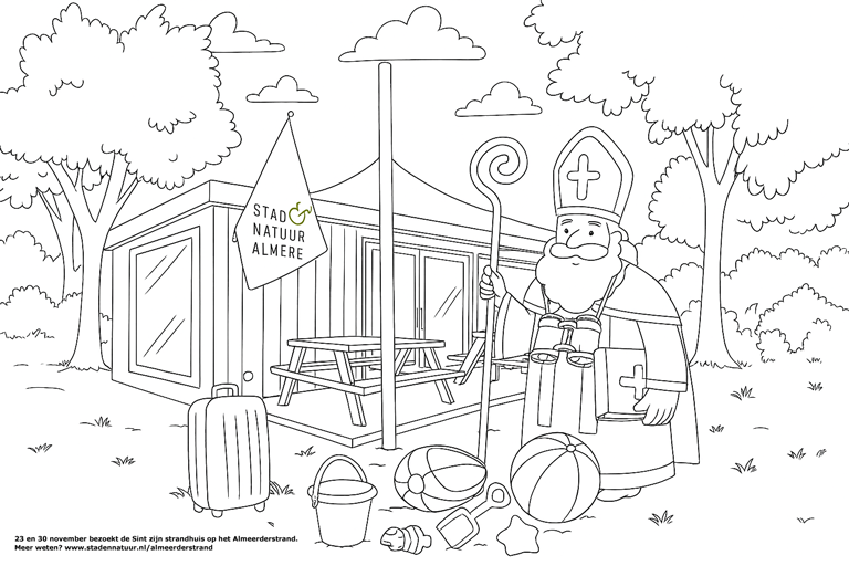Kleur mee voor Sinterklaas