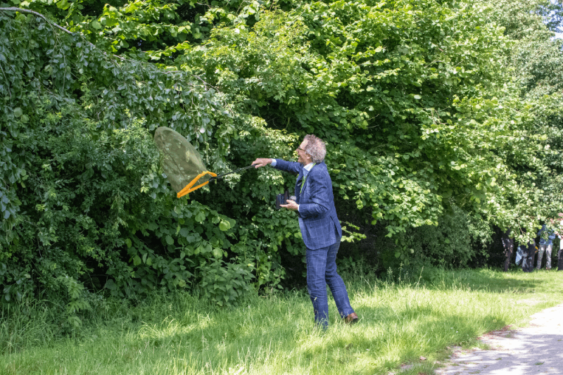 Partner van Stad & Natuur aan het werk in het groen