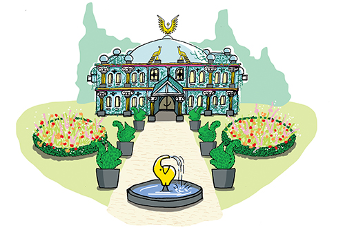 Illustratie uit Het Zintuigenpaleis